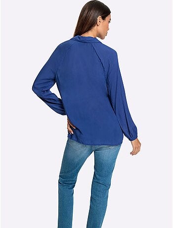 Chemisier à Enfiler Tricot Décontracté - Taille Standard - helline