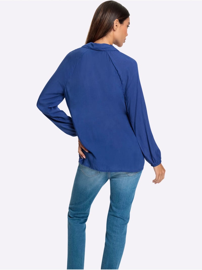 Chemisier à Enfiler Tricot Décontracté - Taille Standard - Helline Bleu roi - Kiabi
