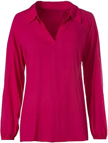 Chemisier à Enfiler Tricot Décontracté - Taille Standard - helline