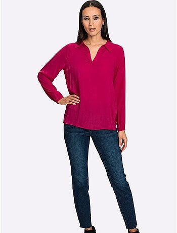 Chemisier à Enfiler Tricot Décontracté - Taille Standard - helline