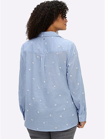 Chemisier à Fleurs - Taille Standard - Sheego
