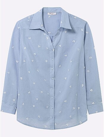 Chemisier à Fleurs - Taille Standard - Sheego