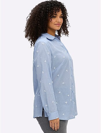 Chemisier à Fleurs - Taille Standard - Sheego