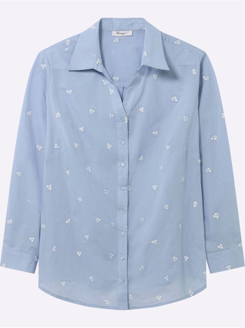 Chemisier à Fleurs - Taille Standard - Sheego - Kiabi