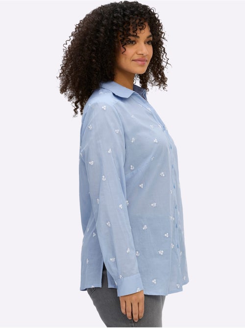 Chemisier à Fleurs - Taille Standard - Sheego - Kiabi