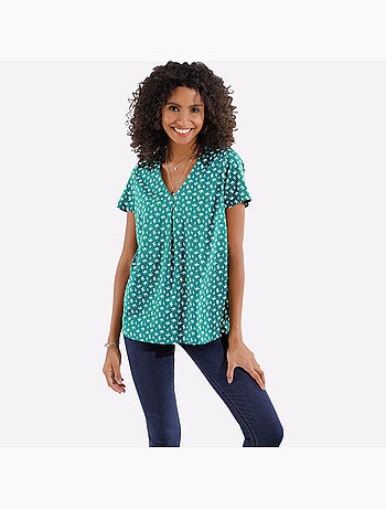 Chemisier à Enfiler Joli Imprimé Hirondelles - Taille Standard - Moda Vilona