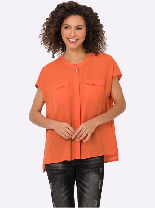 Chemisier à Manches Courtes - Taille Standard - Helline - Kiabi