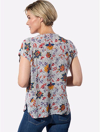 Chemisier à Manches Courtes 100% Viscose - Taille Standard - Witt
