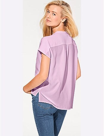 Chemisier à Manches Courtes Chemisier Moderne - Taille Standard - helline