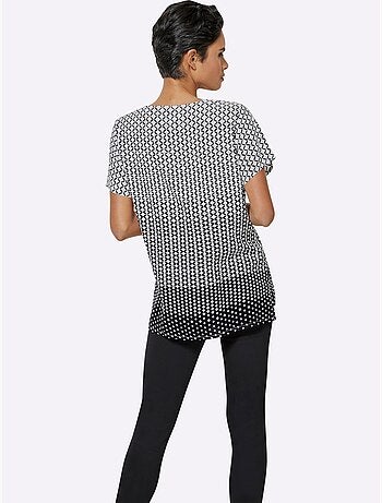 Chemisier à Manches Courtes Pure Viscose - Taille Standard - Helline