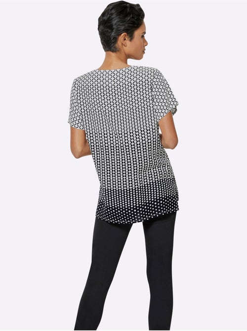 Chemisier à Manches Courtes Pure Viscose - Taille Standard - helline - Kiabi