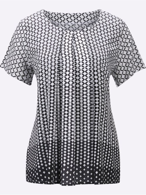 Chemisier à Manches Courtes Pure Viscose - Taille Standard - helline - Kiabi