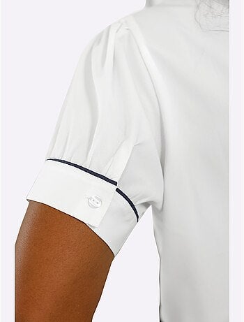 Chemisier à Manches Courtes Qualité Crêpe - Taille Standard - Witt