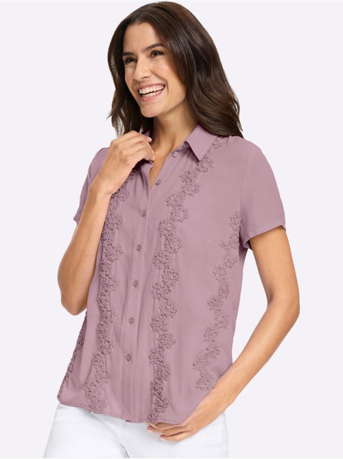 Chemisier à Manches Courtes Qualité Polyester Douce Et Fluide - Taille Standard - Witt - Kiabi Chemisier à Manches Courtes Qualité Polyester Douce Et Fluide - Taille Standard - Witt - Kiabi