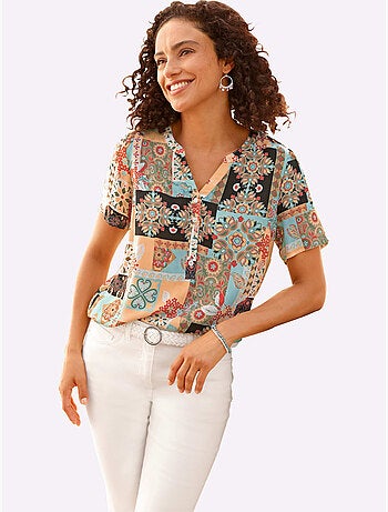 Chemisier à Manches Courtes Qualité Tissée - Taille Standard - Witt