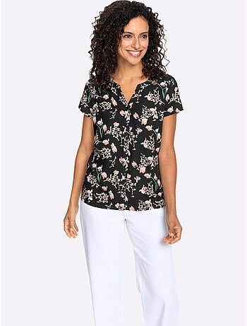 Chemisier à Manches Courtes Viscose (ecovero) - Taille Standard - Witt