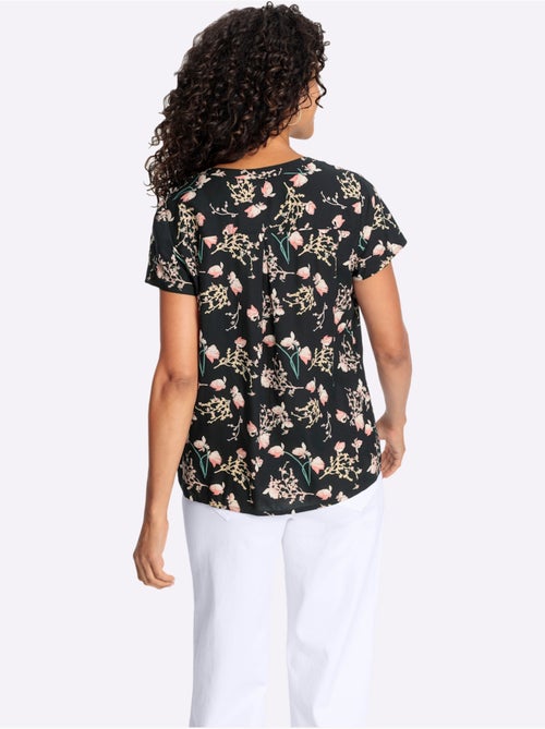 Chemisier à Manches Courtes Viscose (ecovero) - Taille Standard - Witt - Kiabi