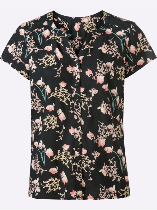 Chemisier à Manches Courtes Viscose (ecovero) - Taille Standard - Witt - Kiabi