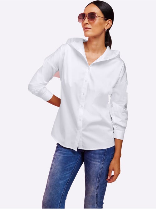 Chemisier à Manches Longues Capuche Tendance - Taille Standard - helline - Kiabi