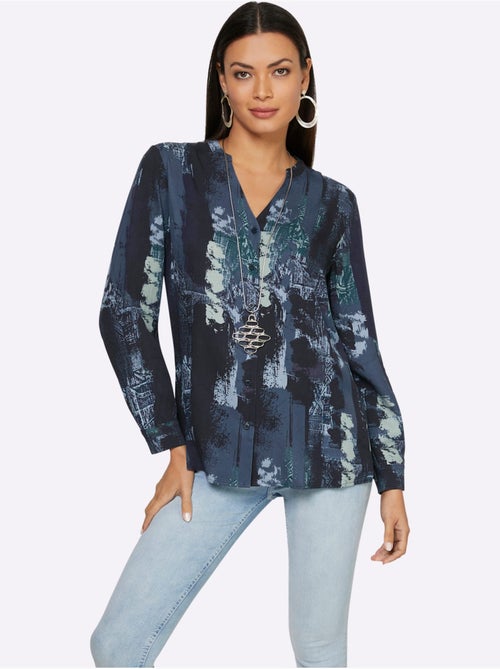 Chemisier à Manches Longues Pure Viscose - Taille Standard - helline - Kiabi