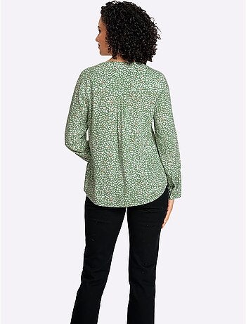 Chemisier à Manches Longues Pure Viscose - Taille Standard - Witt