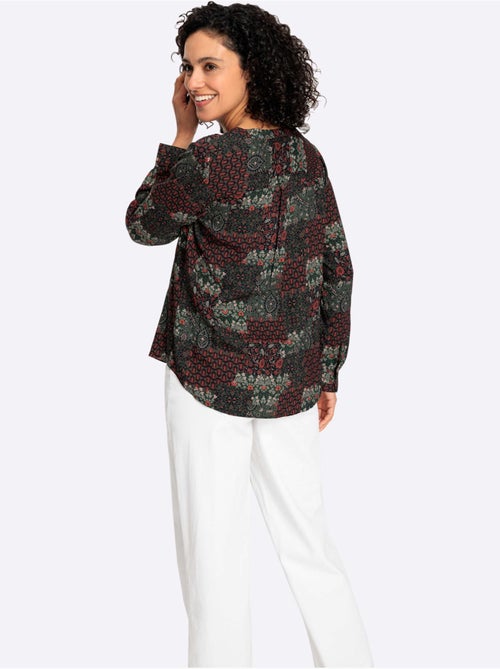 Chemisier à Manches Longues Pure Viscose - Taille Standard - Witt - Kiabi