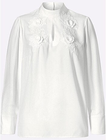 Chemisier à Manches Longues Qualité Crêpe - Taille Standard - Witt
