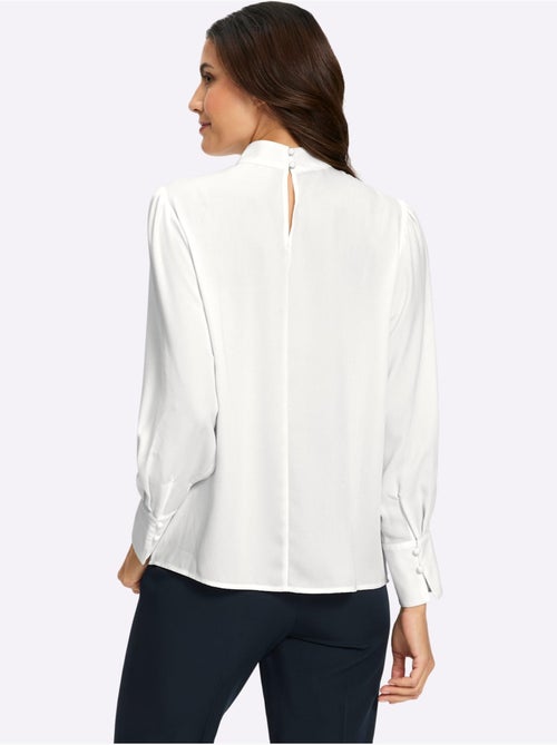 Chemisier à Manches Longues Qualité Crêpe - Taille Standard - Witt - Kiabi Chemisier à Manches Longues Qualité Crêpe - Taille Standard - Witt - Kiabi