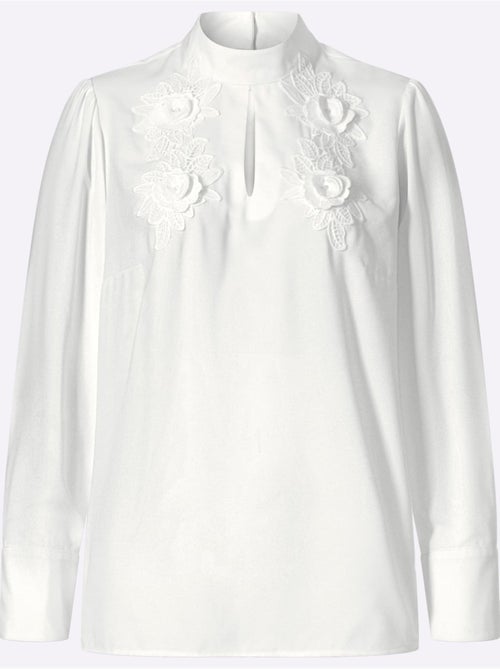 Chemisier à Manches Longues Qualité Crêpe - Taille Standard - Witt - Kiabi Chemisier à Manches Longues Qualité Crêpe - Taille Standard - Witt - Kiabi