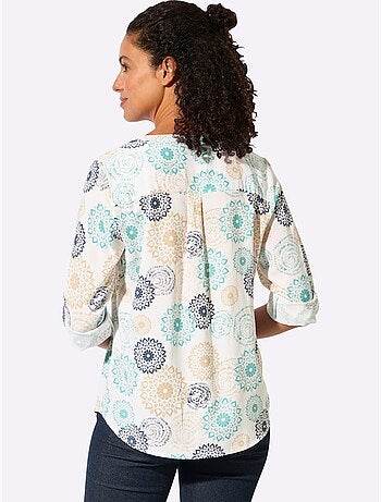 Chemisier à Manches Longues Tombé Fluide - Taille Standard - Witt