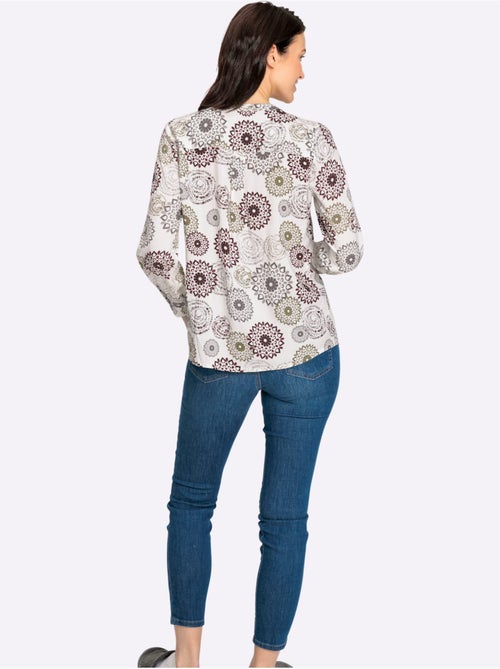 Chemisier à Manches Longues Viscose (ecovero) - Taille Standard - Witt - Kiabi