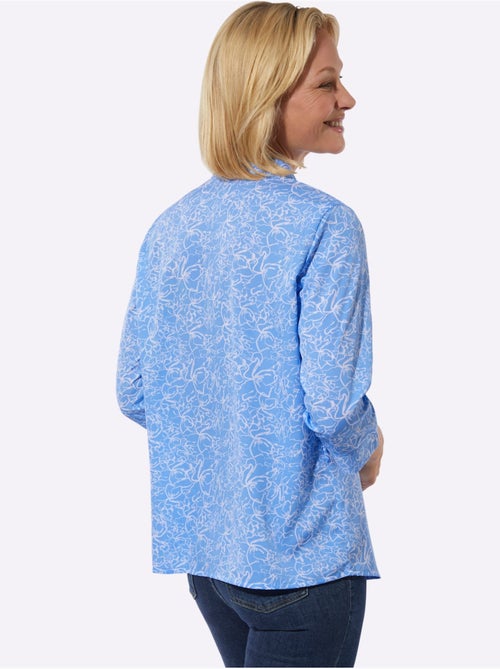 Chemisier à motifs floraux avec manches trois quarts et col classique - Taille standard - Witt - Kiabi Chemisier à motifs floraux avec manches trois quarts et col classique - Taille standard - Witt - Kiabi