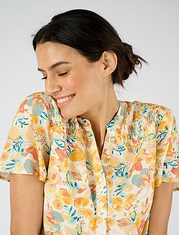 Chemisier à smocks Climatyl - Damart