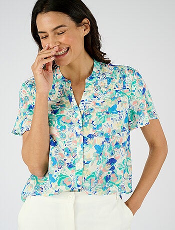 Chemisier à smocks Climatyl - Damart