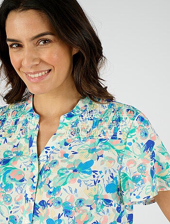 Chemisier à smocks Climatyl - Damart