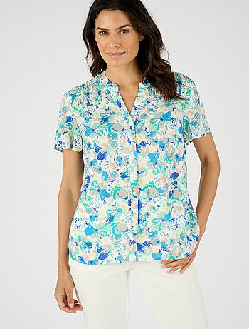 Chemisier à smocks Climatyl - Damart