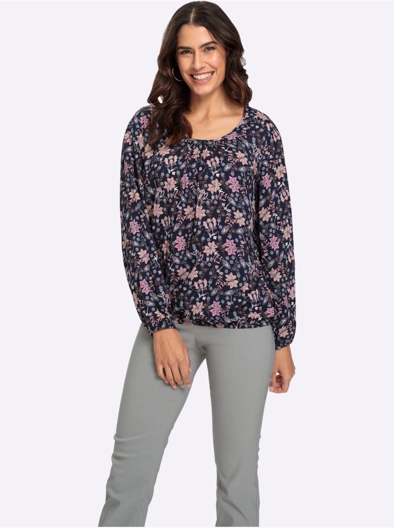 Chemisier Affinant - Taille Standard - Witt Bleu Rose foncé - Kiabi