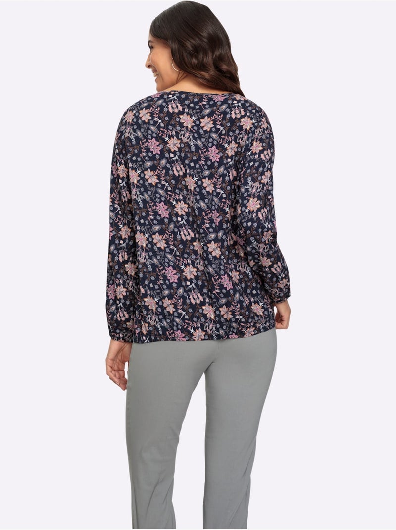 Chemisier Affinant - Taille Standard - Witt Bleu Rose foncé - Kiabi