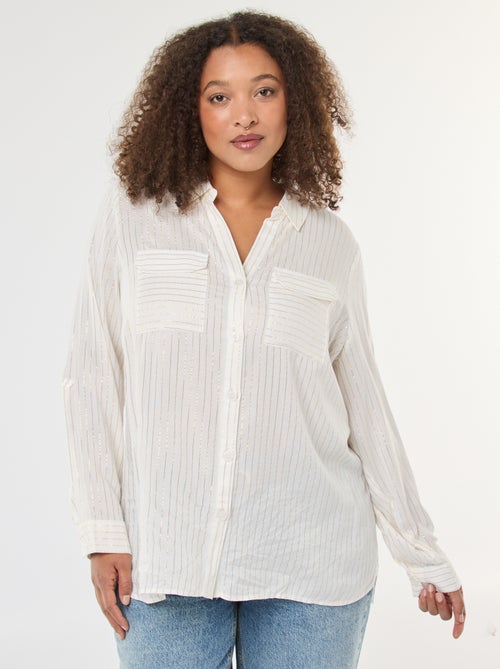 Chemisier ample à lignes 'Veromodacu' - Kiabi