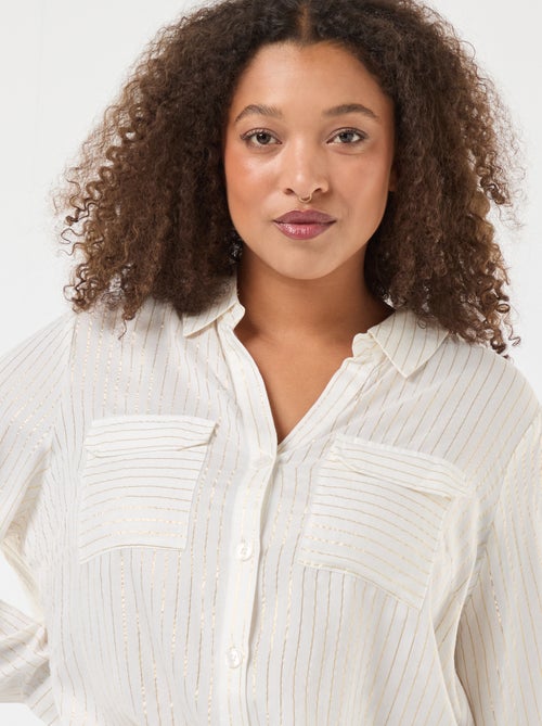 Chemisier ample à lignes 'Veromodacu' - Kiabi