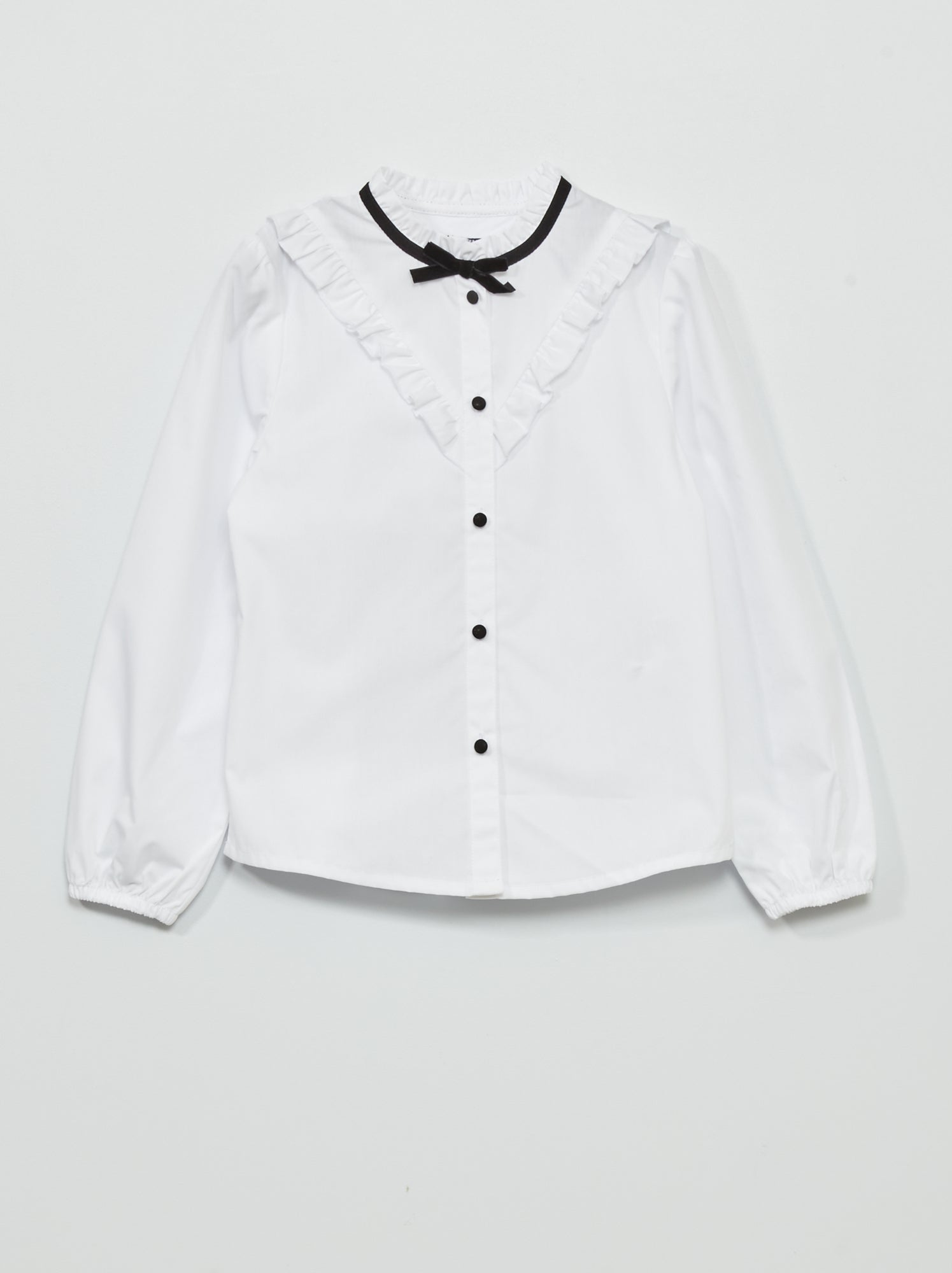 T-shirt fille blanc 100% coton 13/14ans TEX : le t-shirt à Prix