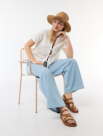 Chemisier avec nœuds