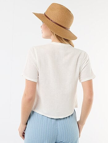 Chemisier avec nœuds