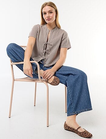 Chemisier avec nœuds