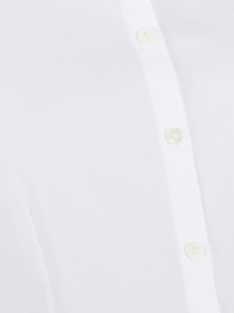 Chemisier basique - Damart Blanc - Kiabi