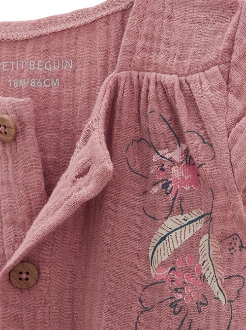 Chemisier bébé en gaze de coton Olbia - Kiabi