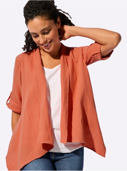 Chemisier Boléro Pur Coton - Taille Standard - Witt - Kiabi