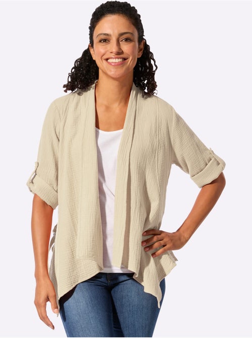Chemisier Boléro Pur Coton - Taille Standard - Witt - Kiabi