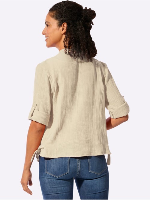 Chemisier Boléro Pur Coton - Taille Standard - Witt - Kiabi