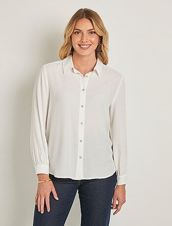 Chemisier boutonné long imprimé zébré - Afibel